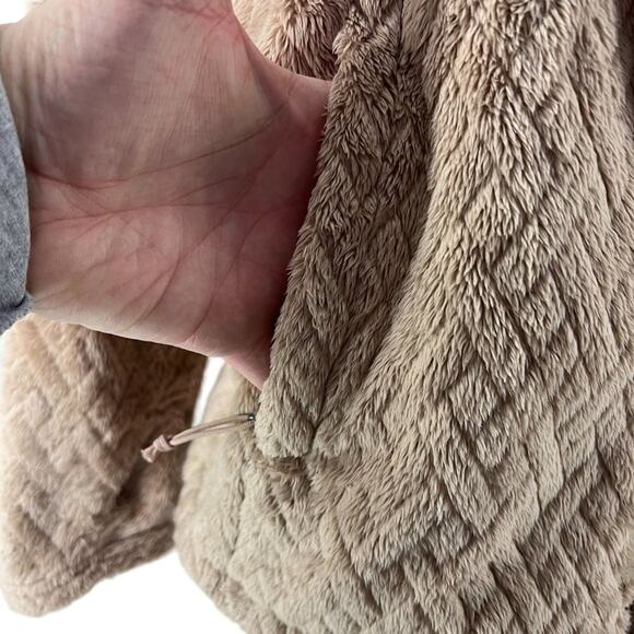 The North Face Women's Novelty Osito Jacket Dow Skin Brown Basketweave Small - Picture 3 of 7